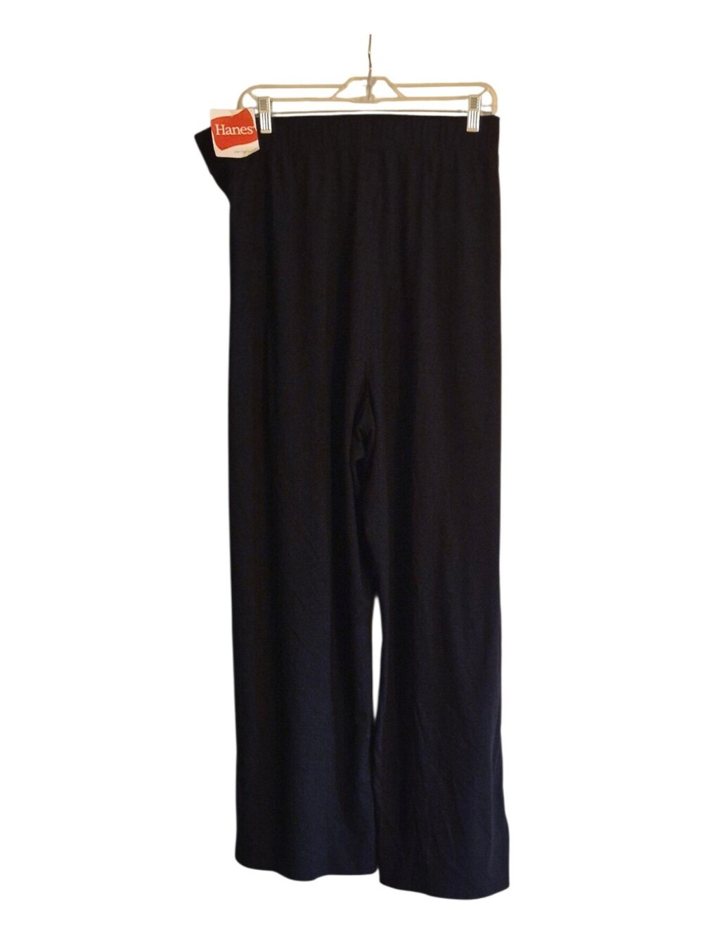 Hanes Women's Black Pull-On Leggings with Wide Leg 3X